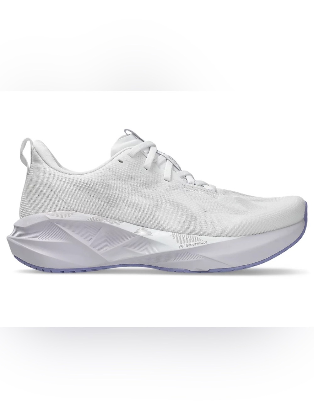 Asics - NOVABLAST 5 Running Sneakers (White/Lilac) - Women's 7